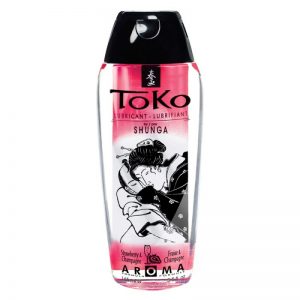Lubricante base de agua sabor Fresas con Cava 165 ml SHUNGA-TOKO