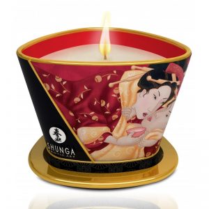 Vela de masaje Romance aroma Champagne y Fresas 170 ml SHUNGA-CANDLES