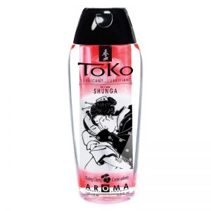 Lubricante base de agua sabor Cereza Ardiente 165ml SHUNGA-TOKO