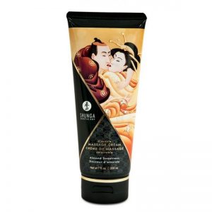 Crema de masaje sabor Almendras Dulces SHUNGA