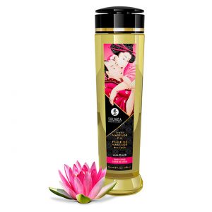 Aceite de masaje Amour aroma Flor de loto 240 ml SHUNGA-OILS