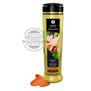 Aceite de masaje Orgánico sabor Almendras Dulces SHUNGA