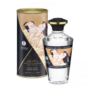 Aceite efecto Calor aroma Vainilla fetish SHUNGA