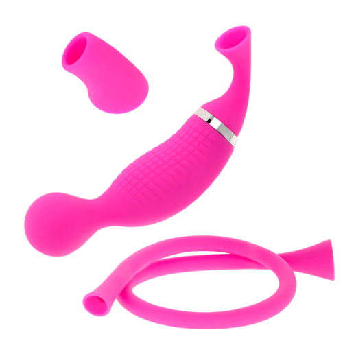 Vibrador + succionador Kirk recargable MORESSA