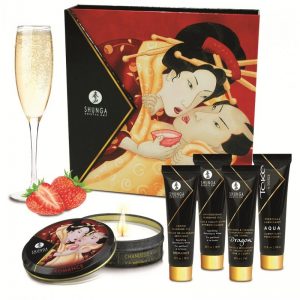 Kit Geisha Secrets Champagne y Fresas SHUNGA
