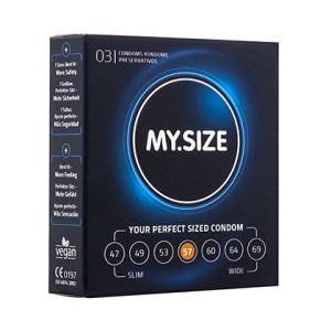Preservativos My Size Talla 57, 3 Unidades