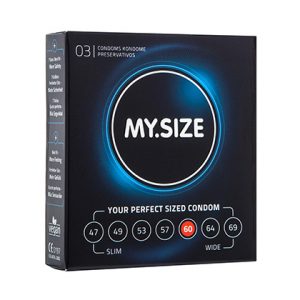 Preservativos My Size Talla 60, 3 Unidades