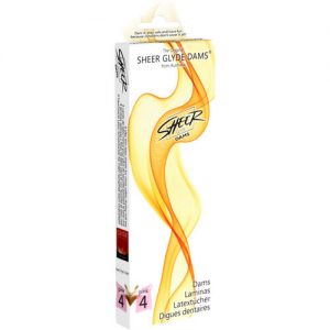 SHEER GLYDER DAMS láminas latex barrera oral FRESA