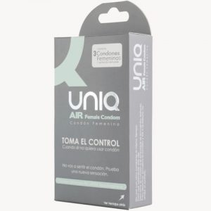 Preservativo femenino sin latex 3 UNIDADES UNIQ AIR CONDOM