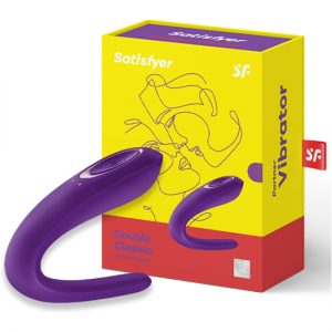 Vibrador para parejas Morado DOUBLE CLASSIC SATISFYER