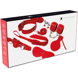 Kit BDSM Rojo 8 Piezas EXPERIENCE