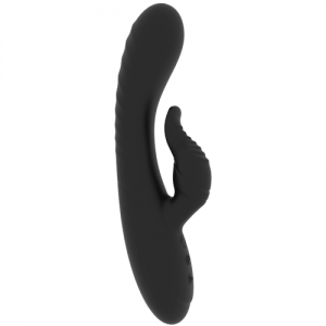 Vibrador con estimulador de clítoris Anusara Negro RITHUAL