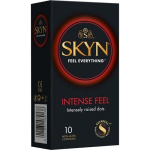 Preservativos Sin Latex Sensación Intensa 10 unidades SKYN