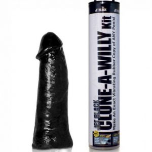 Molde para el Pene con Vibración Negro CLONE A WILLY