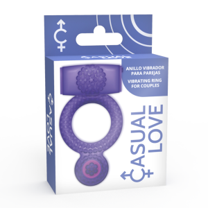 Anillo Vibrador para el pene doble estimulación CASUAL LOVE