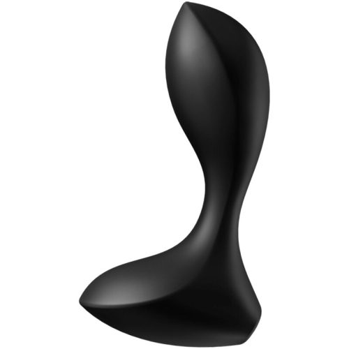 Plug Vibrador Backdoor Lover Recargable 7,3/3cm Negro SATISFYER-PLUGS