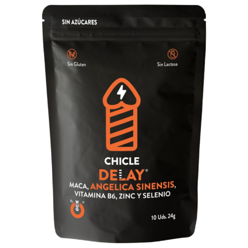 Chicle DELAY potenciador libido y retardante de la eyaculación 10 unidades  WugSexSense