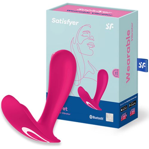 Vibrador Portatil control por APP Top Secret rosa SATISFYER-CONNECT