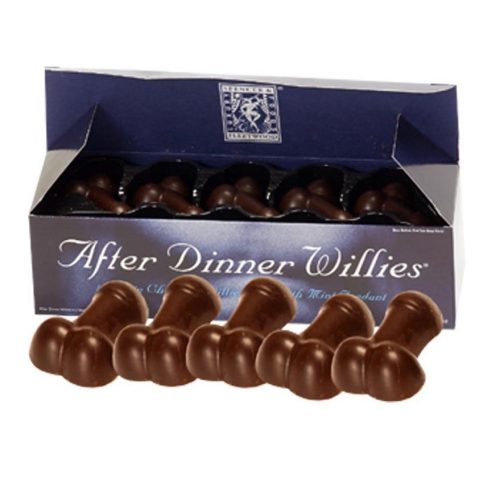 Bombones forma de pene sabor chocolate y menta 8 unidades SPENCER&FLEETWOOD