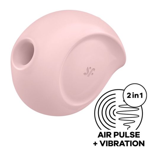 Succionador-Vibrador SUGAR RUSH rosa SATISFYER-AIR PULSE